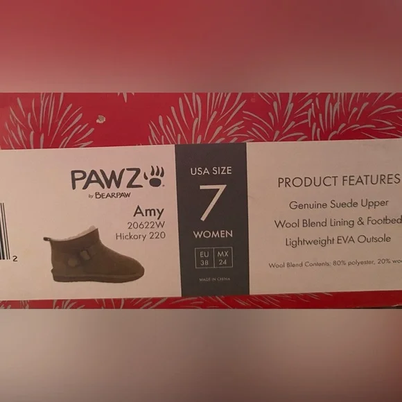 Woman’s Pawz by Bearpaw suede boot - Picture 6 of 6